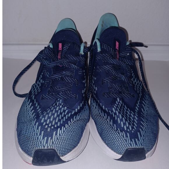 NIKE Zoom Winflo 6 Running Navy/Pink Women's Size 9 - Picture 2 of 7